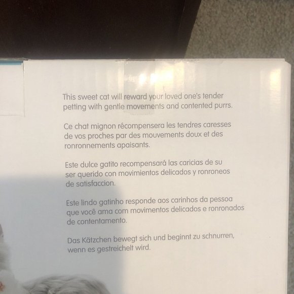 Ageless Innovation Joy For All Companion Pets, Silver Cat, Battery Powered, NEW - Picture 3 of 8